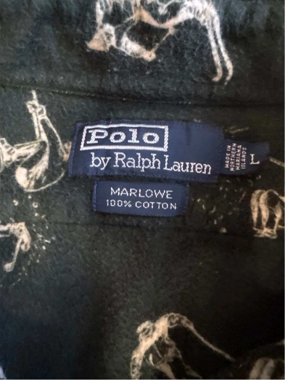 Vintage 90’s Polo Ralph Lauren Marlowe Ski Button Up Flannel Size Large - Picture 4 of 6